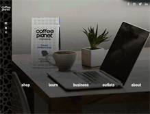 Tablet Screenshot of coffeeplanet.com